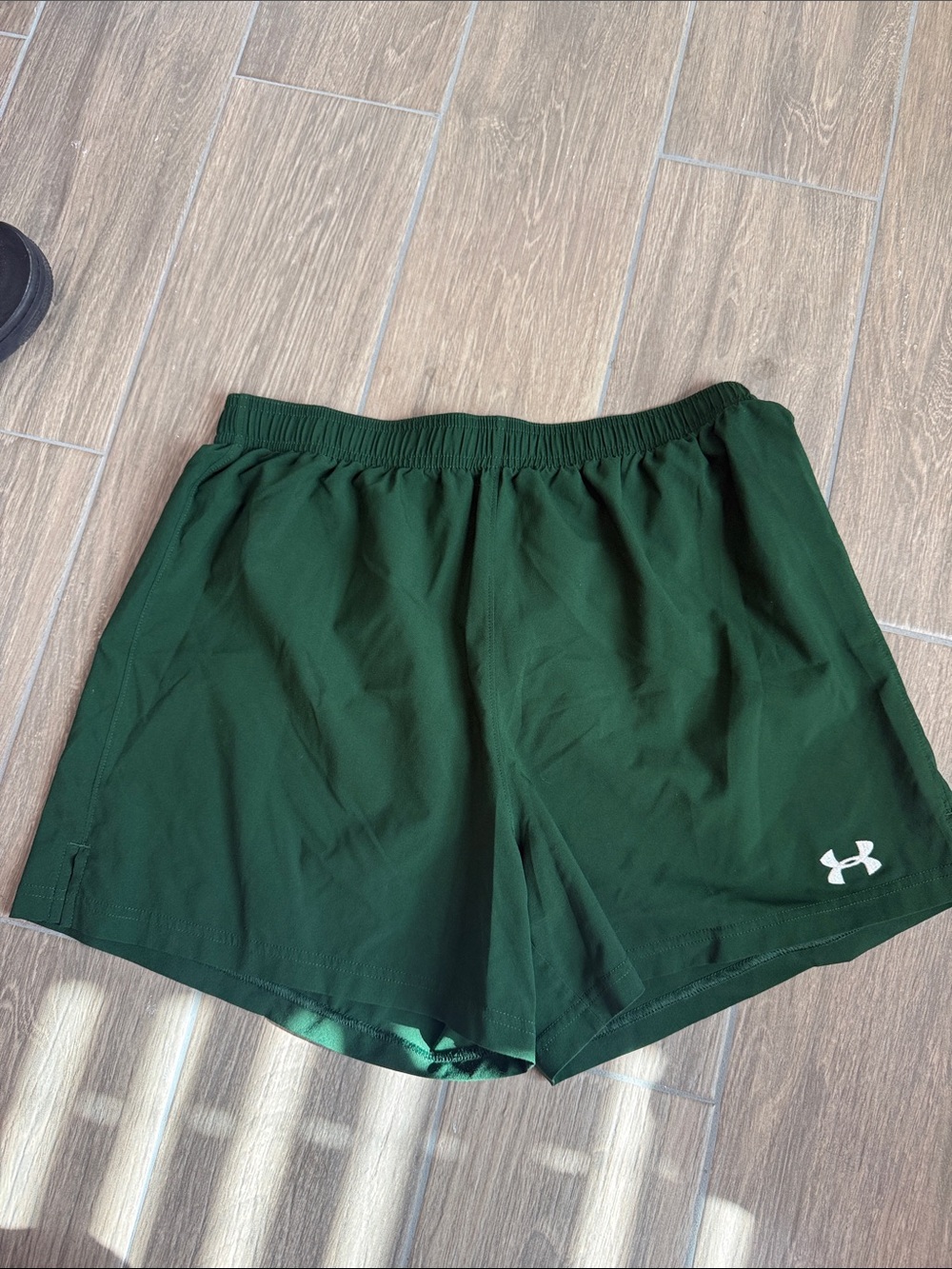 Under Armour Women's Dark Green Performance Shorts